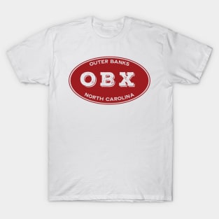 OBX Oval in Red T-Shirt